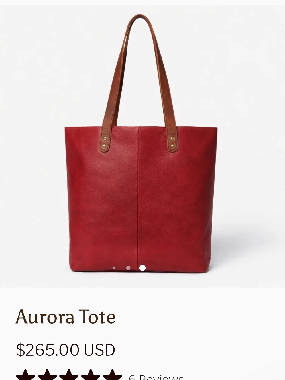 Osgood Marley Aurora Tote - Red